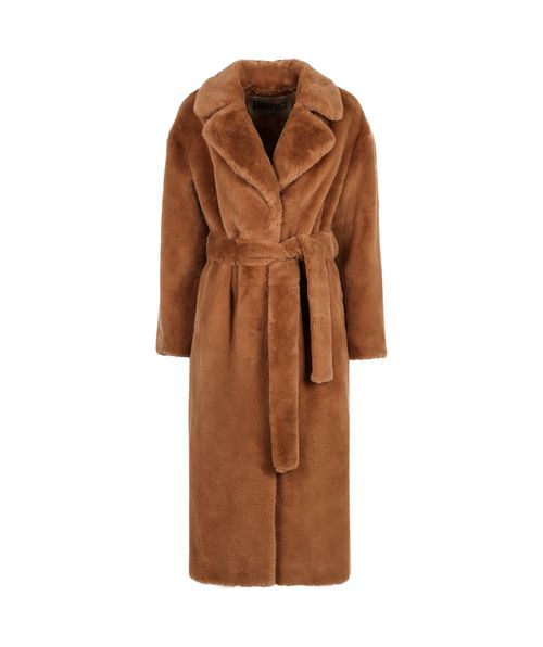 Faux-fur coat