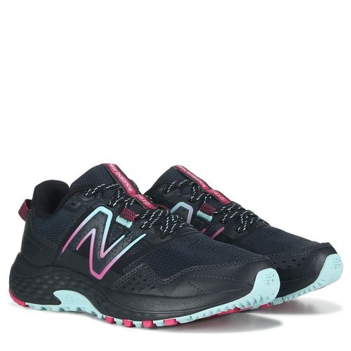 Women's 410 V8 Wide Trail Running Shoes (Black/Multi)