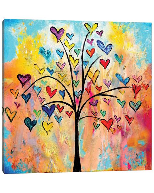 Tree Of Hearts By Ivan Guaderrama Wall Art