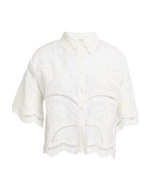 Woman Shirt White Size 3 Cotton