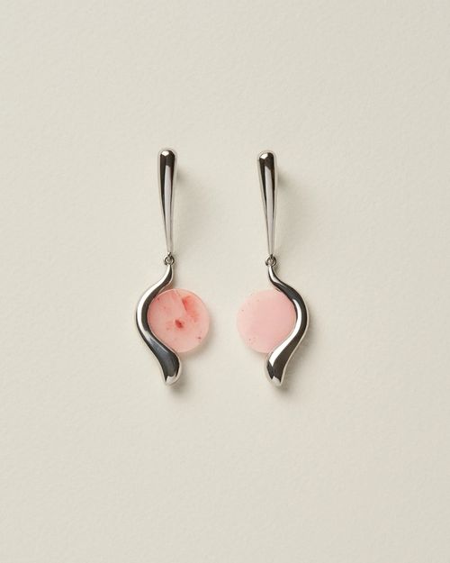 Ascolto Aura Earrings — Pink