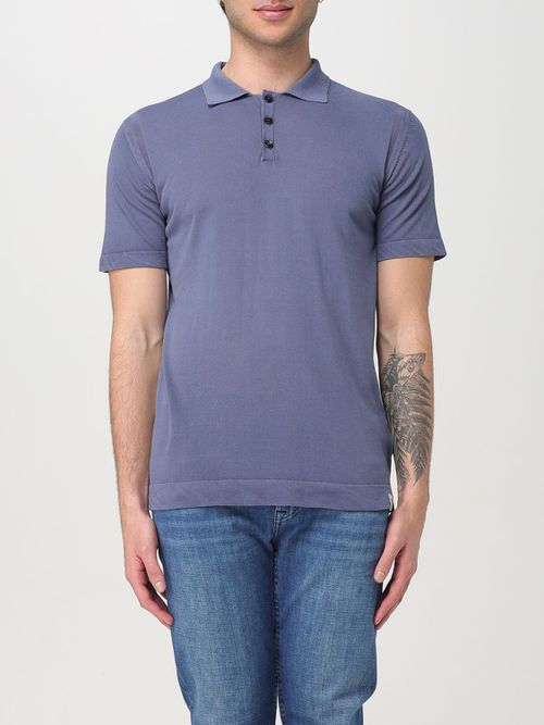 Polo Shirt Men color Grey