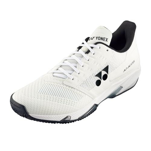 YONEX Power Cushion AD Accel Men's Tennis Shoe (Sunset Red) (Red, US Footwear