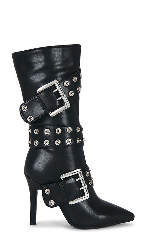 NIIHAI Slouch Buckle Boot in Black. 36. Also , 38, 39, 40