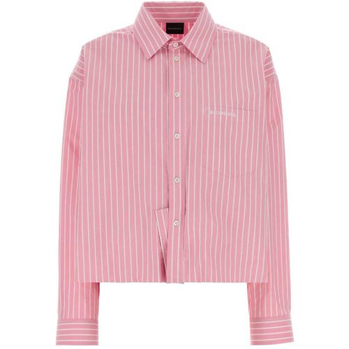 Balenciaga Embroidered Poplin Oversize Shirt