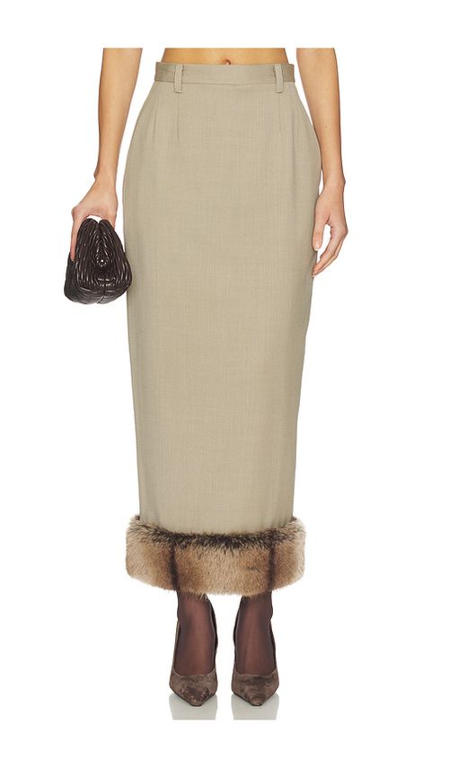 Mimchik Rosie Skirt in Dune - Beige. 0 also