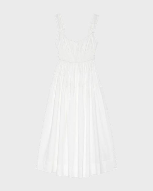 DÔEN CLOVER DRESS vit White