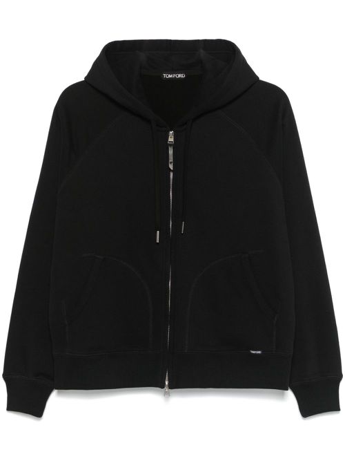 Zip-up hoodie - Black