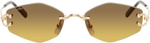 Gold Classic C Motif Sunglasses