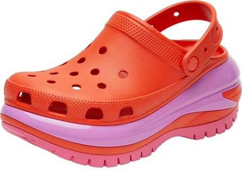 Crocs Unisex Classic Mega Crush Clogs | Platform Shoes