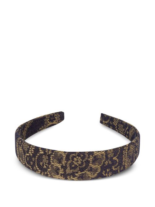 ETRO KIDS Damask headband - Yellow