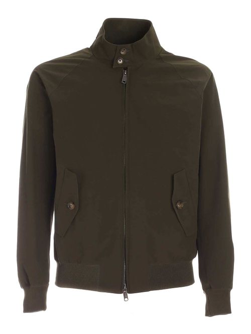 Pockets bomber jacket in green