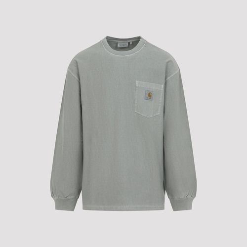 Men's Loose Pocket T-Shirt - Long Sleeve