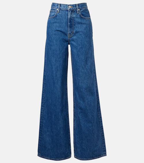 Eva high-rise wide-leg jeans