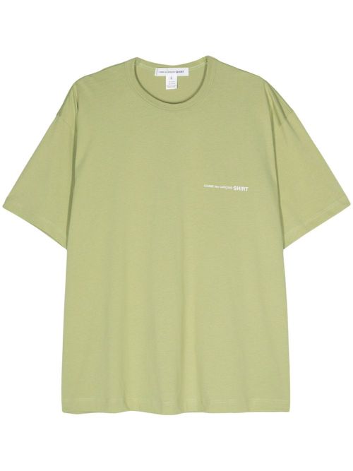 Logo-print cotton T-shirt - Green