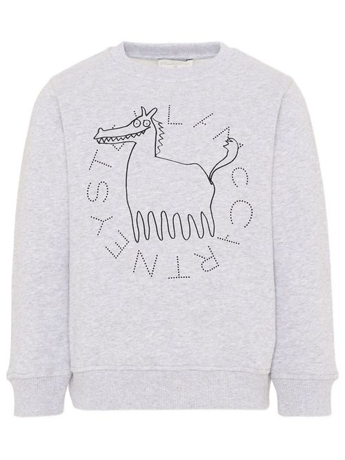 Boys Grey Graphic Sweatshirt