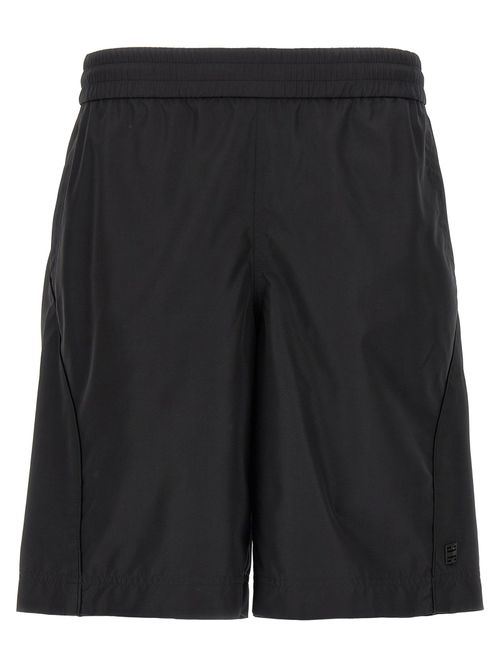 4G Logo Bermuda Shorts — Black