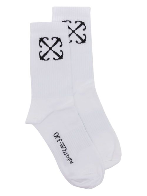 Jacquard-logo socks