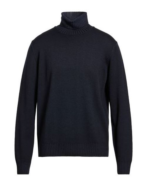 Man Turtleneck Midnight blue Size 42 Merino Wool