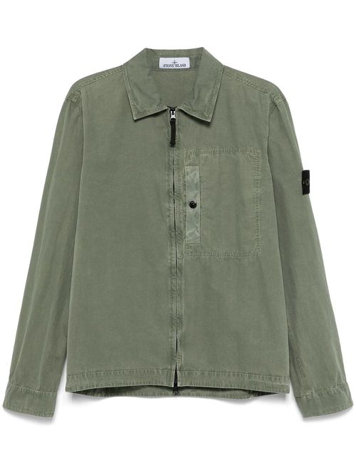 Compass-badge shirt - Green