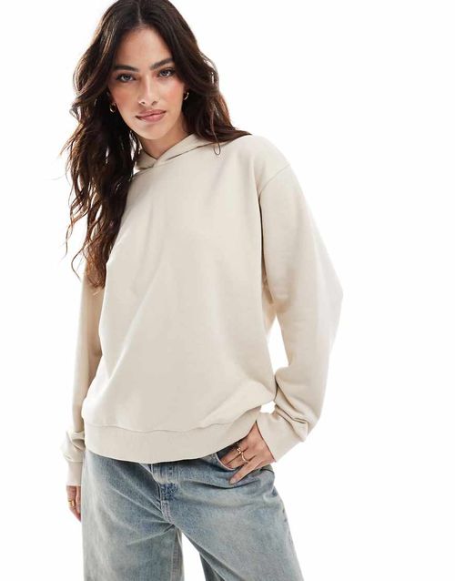 Stradivarius hoodie in beige-Neutral