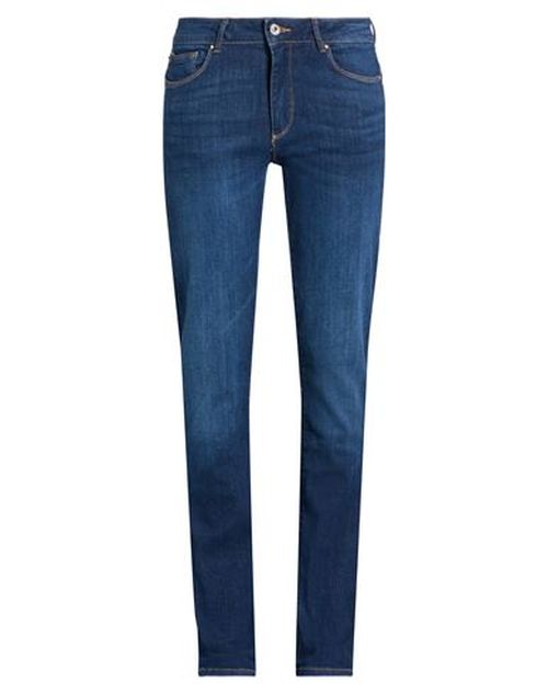 Woman Jeans Blue Size 28 Cotton, Elastane