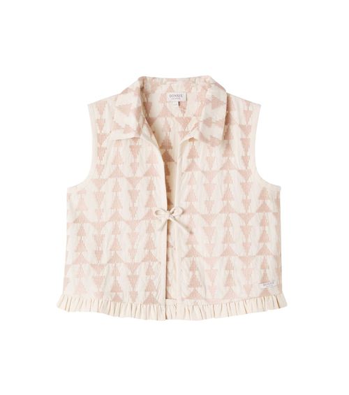 Neeltje printed cotton gilet
