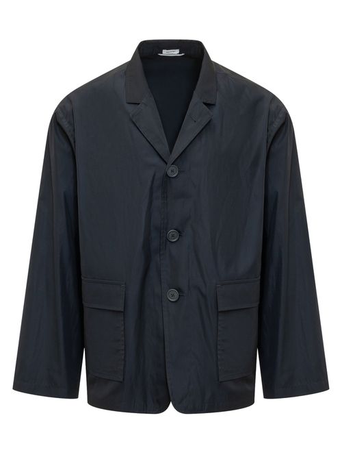 Packable Blazer with Buttoned Pocket