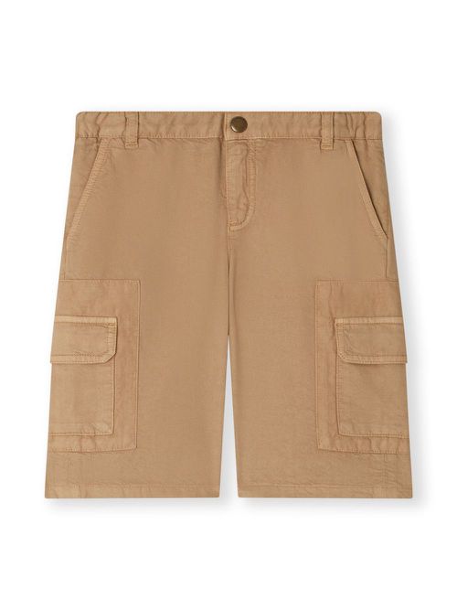 Florent flap-pocket shorts - Brown