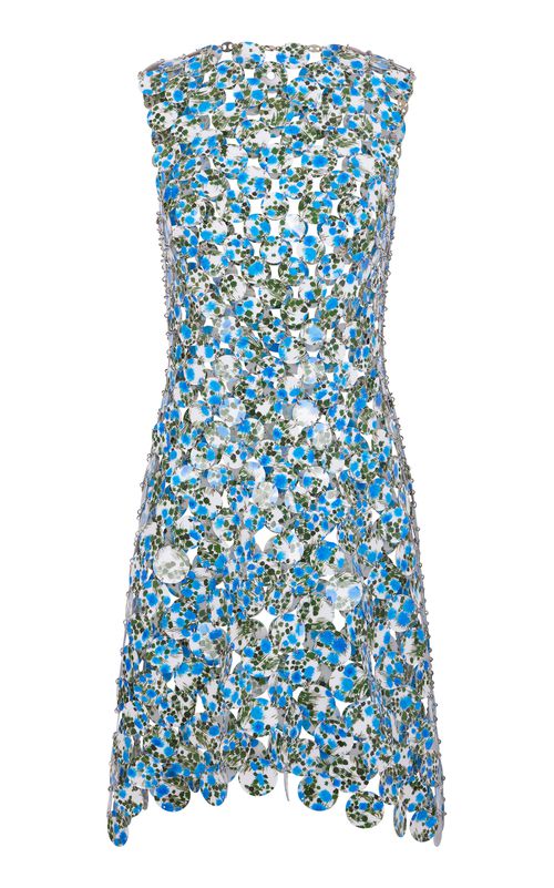 Rabanne | Printed Crepe Mini Dress | Realry