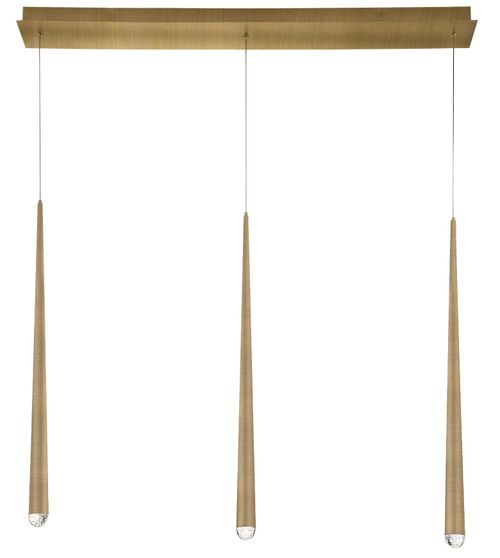 Modern Forms Cascade 23-Light Chandelier in Aged Bra