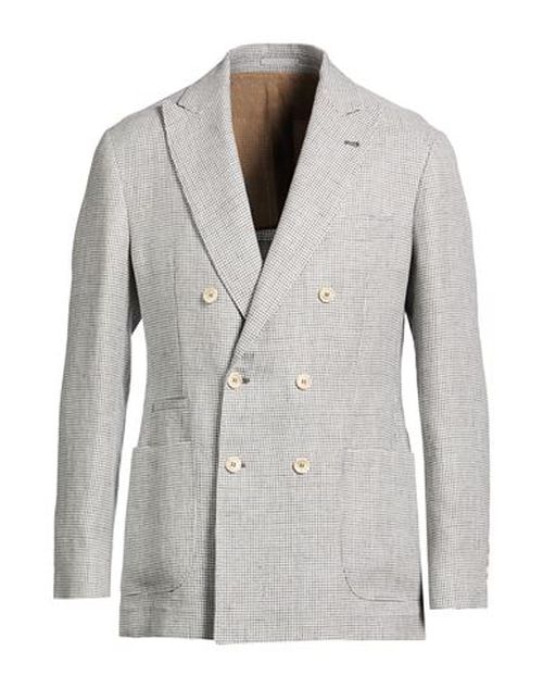 Man Blazer Charcoal Size 40 Linen