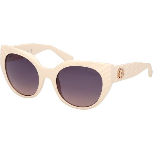 Guess Mujer Guess GU00255 25Z Gafas de sol Inyectado Marfil Violeta Cat Eye Norma