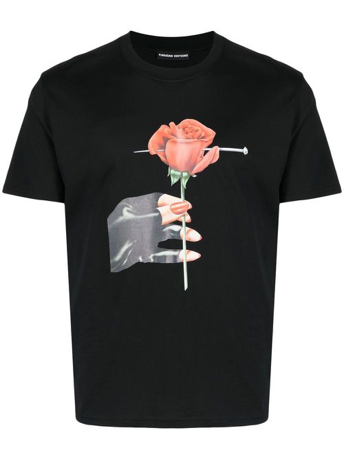 Round neck T-shirt - Black