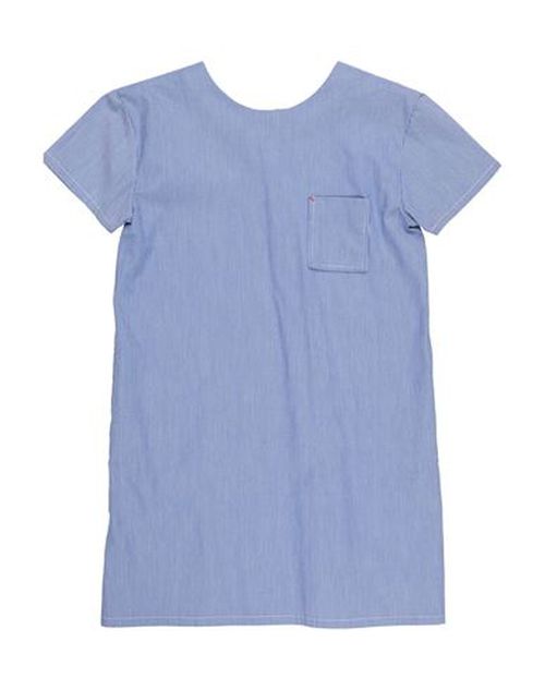 Kid Girl Kids' dress Blue Size 12 Cotton, Elastane