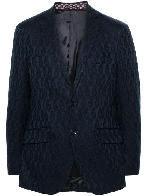 Cotton blazer - Blue