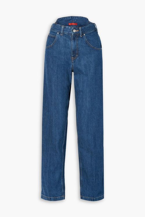 Commission - High-rise straight-leg jeans - Blue - XXS