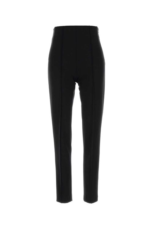 Stretch Jersey Trousers — Black