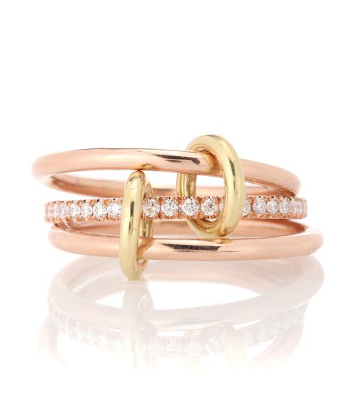 Sonny Gold 18kt rose gold and diamond ring