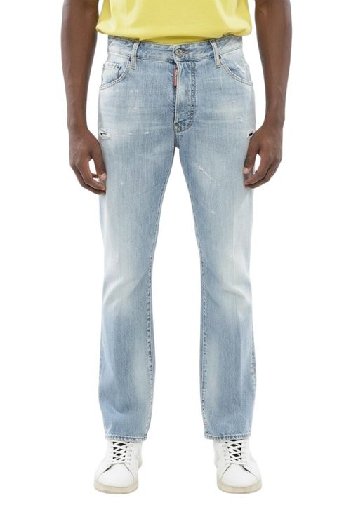 Blue Mid Rise Jeans