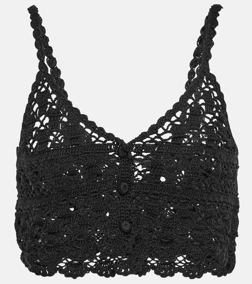 Bianca crochet crop top