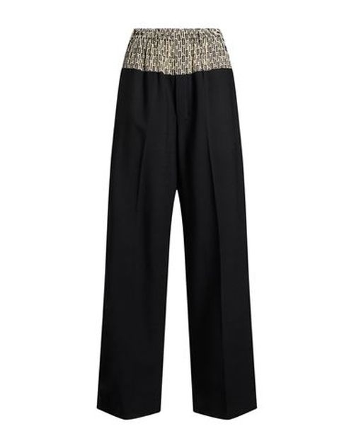 Woman Pants Black Size 2 Virgin Wool, Polyamide
