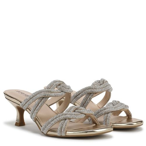 LifeStride | Women's Night-Out Dress Sandals (Gold Silver Faux Leather) |  Realry