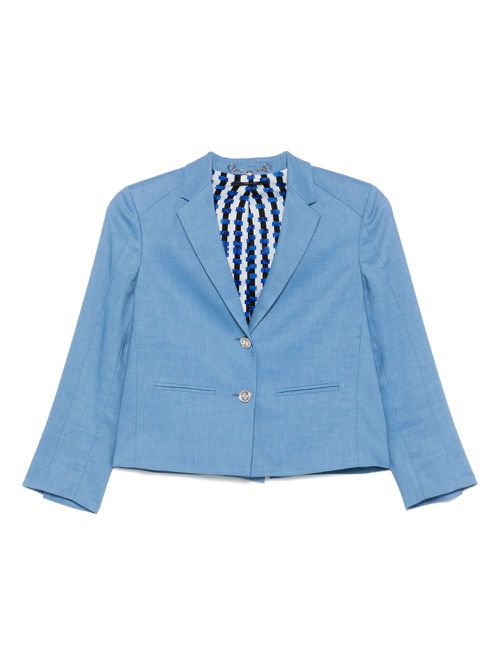 2000s single-breasted blazer - Blue