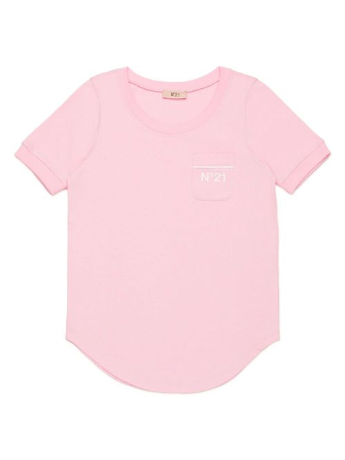 Logo-print T-shirt - Pink