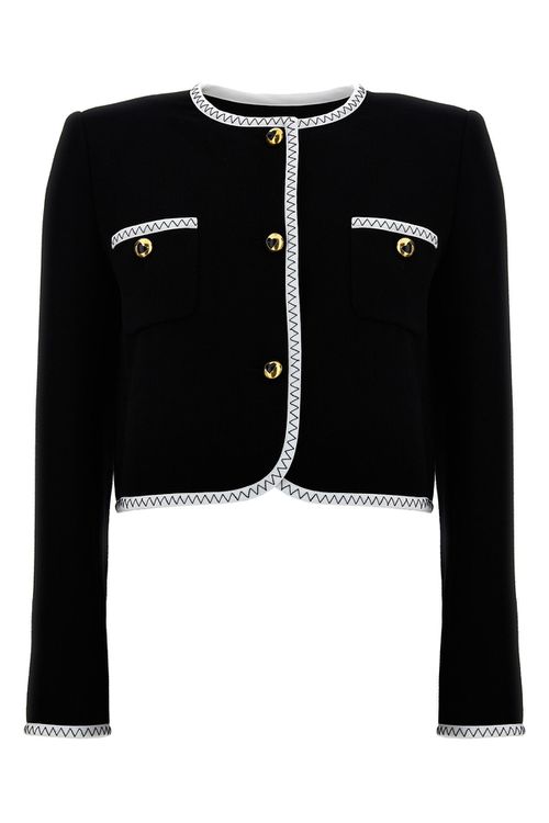 Crepe Short Jacket