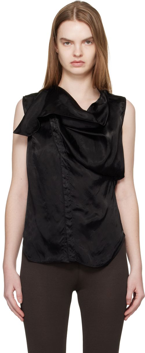 Black Temple SL Island Blouse