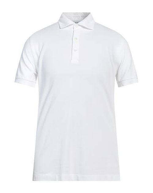 Man Polo shirt White Size L Pima Cotton
