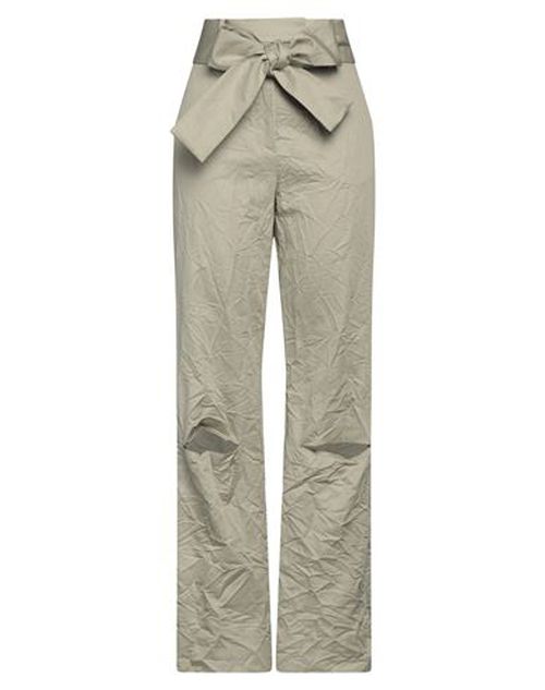 Woman Pants Military green Size 8 Cotton, Linen