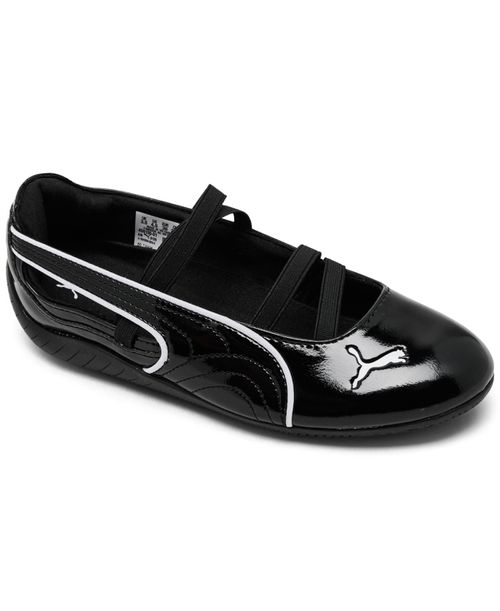 Big Girls Speedcat Ballet Glossy Mary Jane Casual Shoes from Finish Line - Black